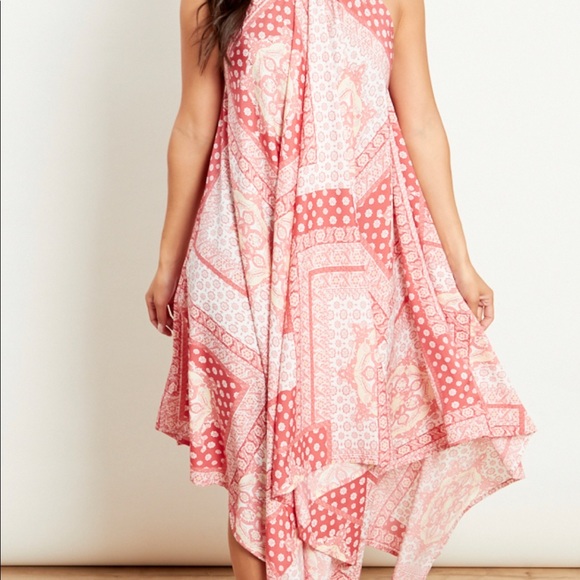 Red Bandanna handkerchief dress - Picture 4 of 4